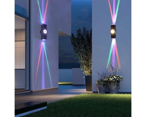 Архитектурная подсветка  08231-9.2-003U LED2W+2*3W RGB BK Reluce