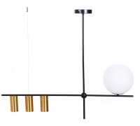 Подвесной светильник  LDP 6042-4 BK+MD Lumina Deco