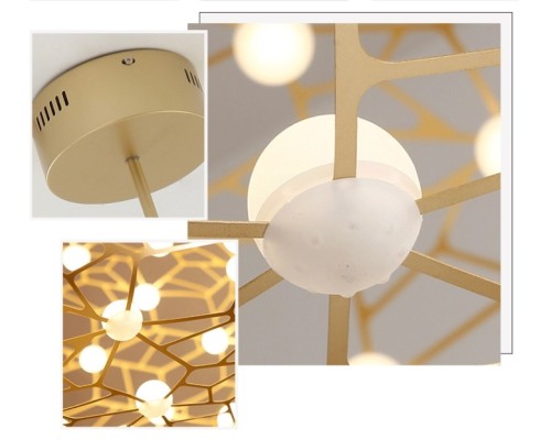 Подвесная люстра 8900 9922P/S gold DeLight Collection