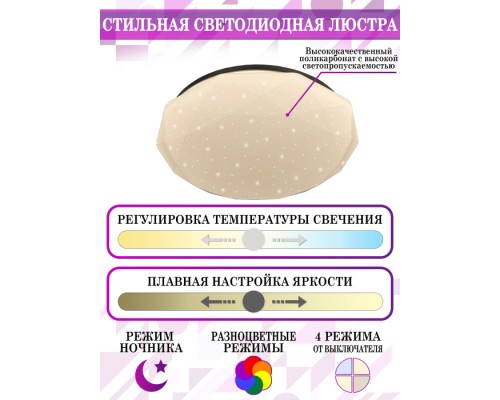 Потолочный светильник LED LED LAMPS 81100 Natali Kovaltseva