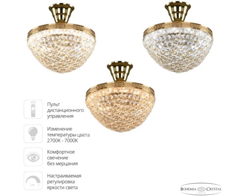 Потолочная люстра 1932 19321/25IV/LED-DIM G Bohemia