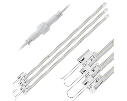 Светильник для растений  ULY-P90-10W/SPFR/K IP65 AC220V CLEAR KIT09 Uniel