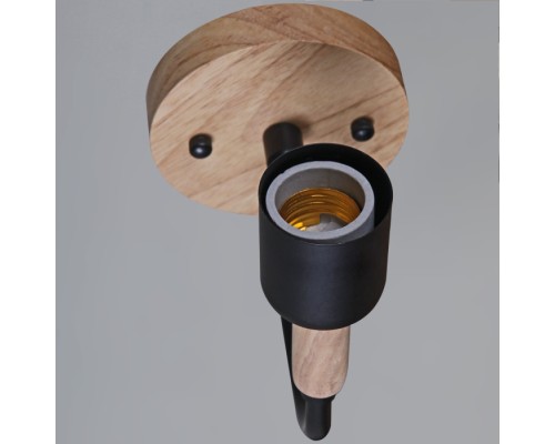 Бра  99960-0.2-01 BK+WOOD Reluce