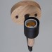 Бра  99960-0.2-01 BK+WOOD Reluce