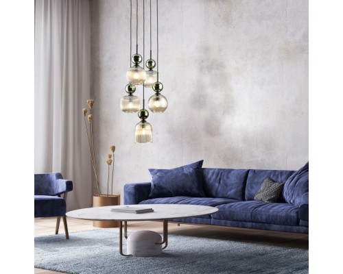 Подвесной светильник Sophia Green Cognac 11149 Sophia Green Cognac TK Lighting