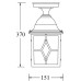 Потолочный светильник уличный TALLIN 1L 64305A Gb Oasis Light