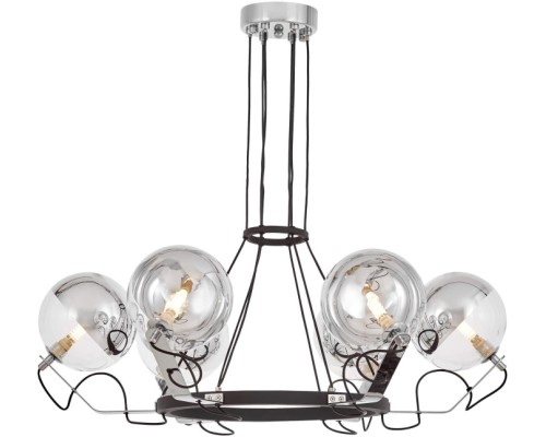 Подвесная люстра Marseo LDP 9110-6 BK+CHR Lumina Deco