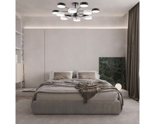 Потолочная люстра Ferrara 250906/12B Bk/Wh Arte Milano