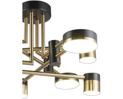 Потолочная люстра Loft Led LED LAMPS 81369 GOLD BLACK Natali Kovaltseva