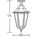 Потолочный светильник уличный PETERSBURG ECONOM 79805EA Bl Oasis Light