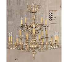Подвесная люстра 017C 017C/20 AA SWAROVSKI Riperlamp