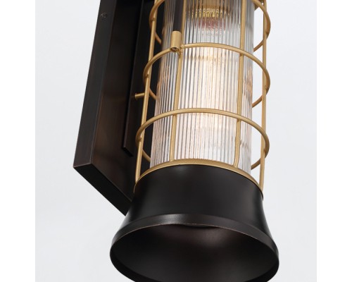 Настенный светильник уличный Rivamar QN-RIVAMAR-M-BLK-GD Eurofase