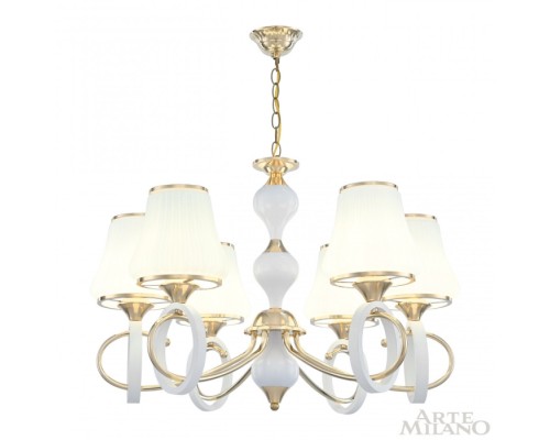 Подвесная люстра Florentia-2387 302387/6 Wh/Gd Arte Milano