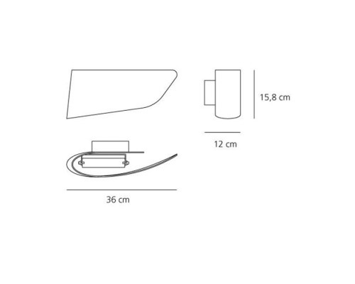 Настенный светильник Eurialo 1230030A Artemide