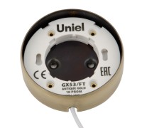 Точечный светильник  GX53/FT ANTIQUE GOLD 10 PROM Uniel