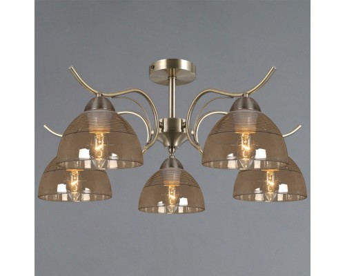 Потолочная люстра  IL0733-5CSQ-25 AB AREZZO ILLUMICO