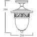 Потолочный светильник уличный KRAKOV 1 L 87205LA Gb Oasis Light