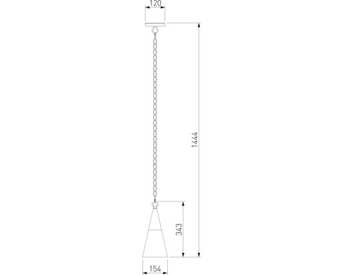 Уличный светильник подвесной Vesto 35171/H черный Elektrostandard