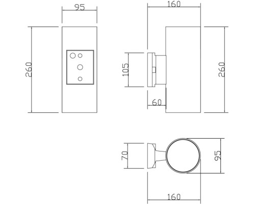 Архитектурная подсветка Rando O419WL-02GR Maytoni