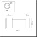 Настенный светильник уличный Tion 6657/10WL Odeon Light