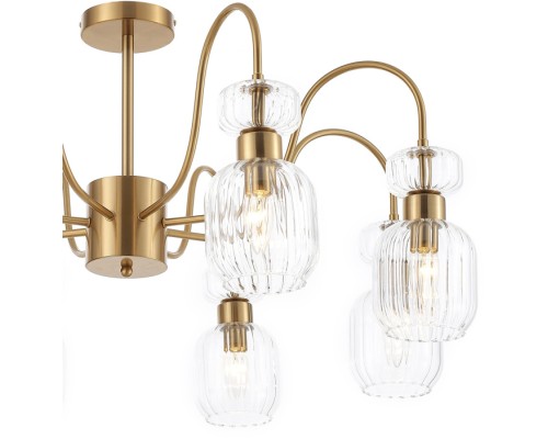 Потолочная люстра Gloss 1141/8PL Clear Escada