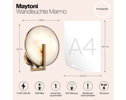Бра Marmo MOD099WL-01G2 Maytoni