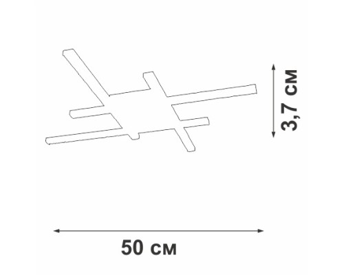 Потолочная люстра  V2098-1/4PL Vitaluce