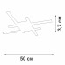 Потолочная люстра  V2098-1/4PL Vitaluce