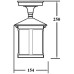 Потолочный светильник уличный CORDOBA 18205A Bl Oasis Light