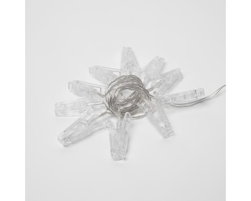 Гирлянда  ULD-S0200-010/STB/2AA WARM WHITE IP20 CLIPS Uniel