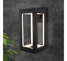 Настенный светильник уличный Frame 1527 TECHNO LED черный Elektrostandard
