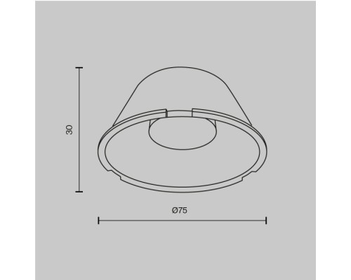 Линзы Focus Led LensD75-60 Maytoni