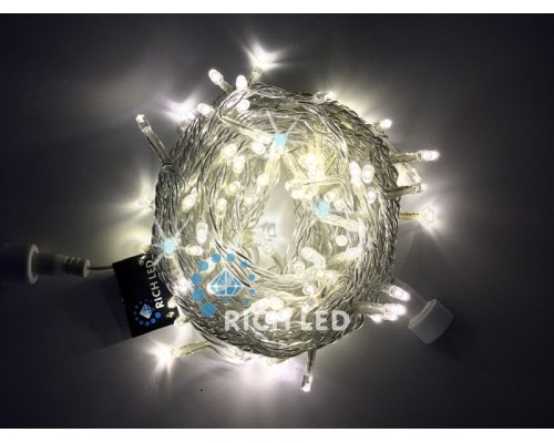 Гирлянда  RL-S10CF-220V-T/WW Rich LED