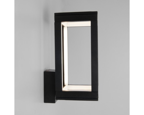 Настенный светильник уличный Frame 1527 TECHNO LED черный Elektrostandard