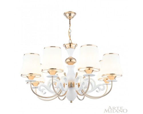 Подвесная люстра Florentia-1097 301097/8 Wh/Gd Arte Milano