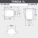Встраиваемый светильник уличный Teresa 2L1.000.000.AXZ1L Fumagalli