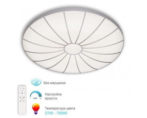 Потолочный светильник Turin 3306.B202-350 Silver APL LED