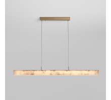 Подвесной светильник Alabaster 604053 LED латунь/ алебастр Eurosvet