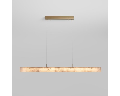 Подвесной светильник Alabaster 604053 LED латунь/ алебастр Eurosvet