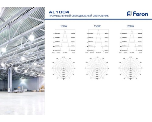 Промышленный купольный светильник High bay 41203 Feron