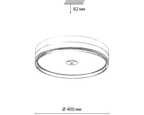 Настенно-потолочный светильник Eterna 7727/76L Sonex
