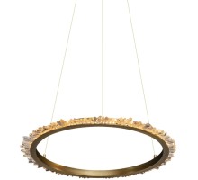 Подвесной светильник Quartz Halo MD20020154-1A satin gold DeLight Collection