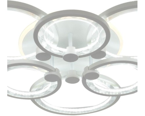 Потолочная люстра Ormarr SF7055/7C-WT-BL Seven Fires