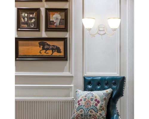 Бра AM342837 342837/2W WT+G Arte Milano