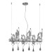 Подвесная люстра Street 2000/6 BL Sylcom