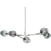 Подвесная люстра Bubble KG0579P-5 smoky DeLight Collection