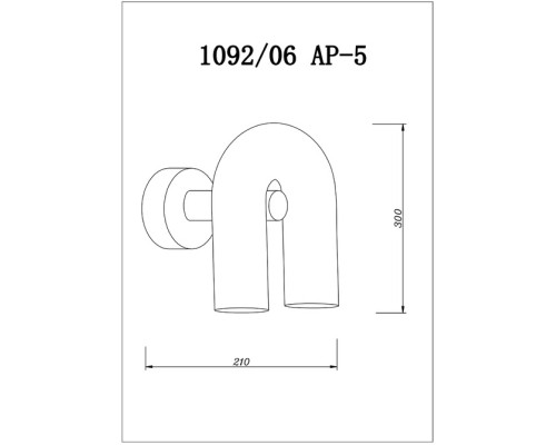 Бра Twins 1092/06 AP-5 Divinare