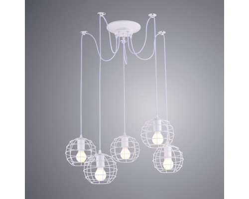 Подвесной светильник Spider A1110SP-5WH Arte Lamp