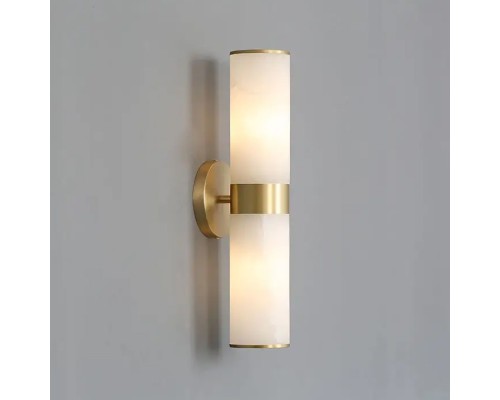 Бра Wall lamp 6483W/B brass/white DeLight Collection