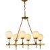 Подвесная люстра  LDP 7004-6 MD+BK Lumina Deco